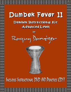 Paperback Dumbek Fever II: Dumbek Instructional Kit Advanced Level with DVD & Practice CD: (Doumbek, Darbuka) Book