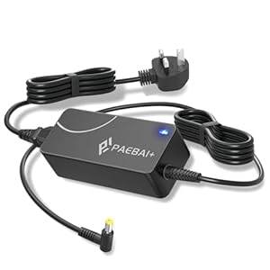 65W Laptop Charger for Acer Aspire 3 5 1 E1 E5 E15 ES1 ES15 V3 V5 V15 V7 R3 R7 A114-31 A114-32 A314-31 A315 A515 A515-43 5250 5332 5349 5750 5532 5534 N17Q4 N19C1 Power Adapter 19V 3.42A (5.5 x 1.7mm)