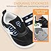 Imagen de STQ KIDS Calzado Barefoot Infantil Respetuoso Bebe Zapatillas Flexibles Niños Niña Deportivas Antideslizantes Primeros Pasos Zapatos Negro 21 EU
