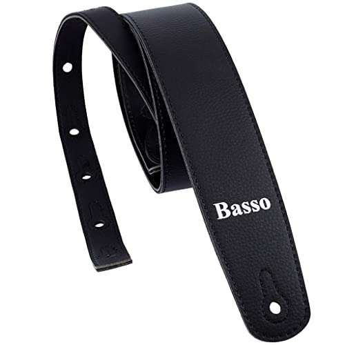 Correia Basso VT-L-01 Sintético Vintage Preto Liso 6,5cm