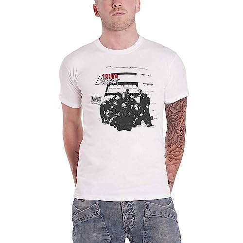 Slipknot Men's Iowa Tracklist T-Shirt White