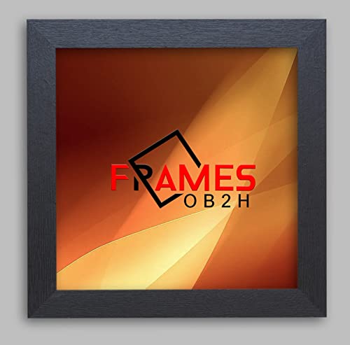Black Square Picture Frame (Black, 60 x 60 cm)