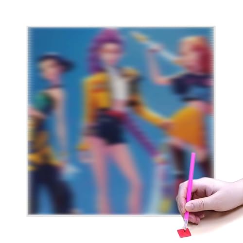 QOWUXHZ Kit De Peinture Diamant 5D Pour Adulte Kit De Peinture Diamant Images En Cristal De La K-Pop Strass Broderie Kit De Bricolage Décoration Murale Cadeau 1 Pc