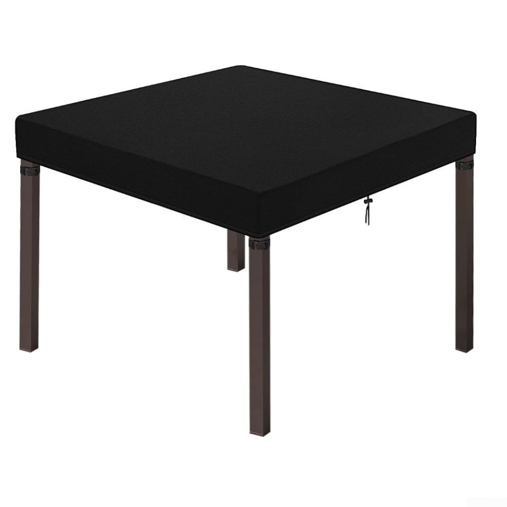 Heavy Duty Outdoor Furniture Covers 420D Waterproof Square Table Cover with Buckles Windproof Garden Protection UK Weather 36x36 Inch(36x 36 x 4inch)