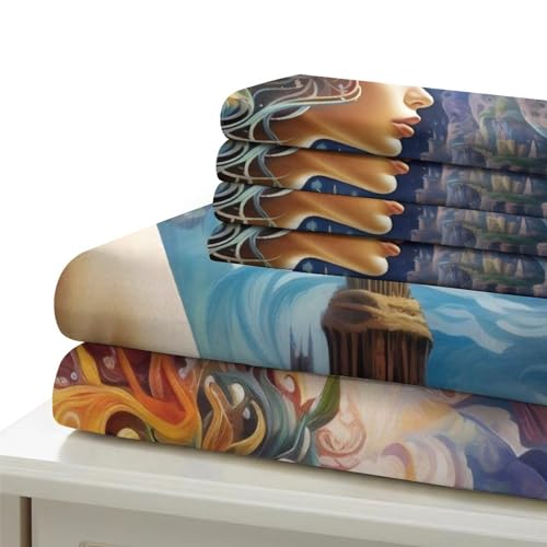 Parure de lit de qualité supérieure avec taies et zip microfibre