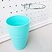 WORLD AXIOM Pegboard Bins with Rings Set of 4 - Ergonomic 1/4 Pegboard Accessories Cups- Peg Board Attachments for Art & Craft Supplies - Sturdy Pegboard Organizer Baskets Kit for Storage