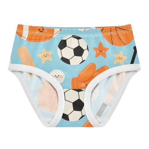 GuoChe Panties Underwear for Daily Wear Comfort Color for Girls in Sizes 2T,3T, 4T, 5T, 6Y and 8Y