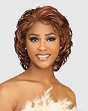 Vanessa Artisa Fashion Medium Length Wavy Hair Style Synthetic Soft Ventilated Lace Wigs - WIDE I STOMA (3T44)