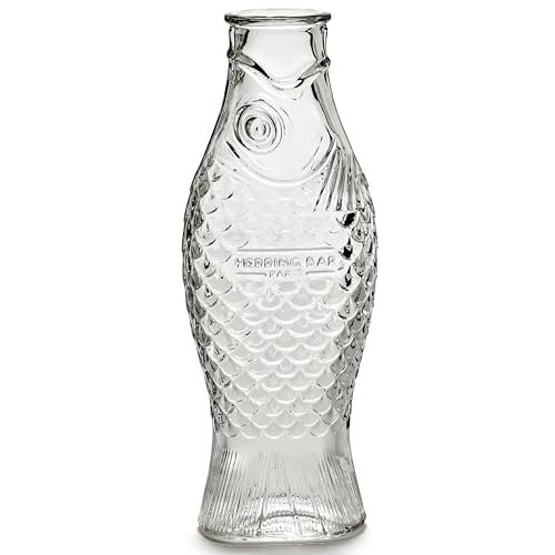 Paola Navone FISH & FISH Flasche, 85 cl - Transparent