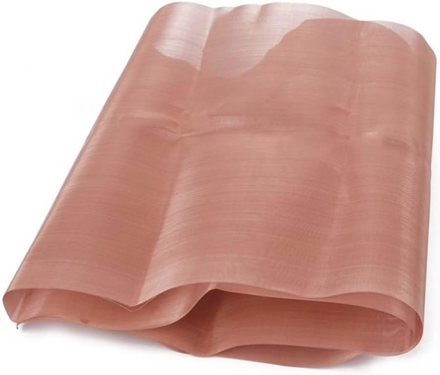 1 Copper Woven Wire, 10-200 Mesh Fabric Filter, Copper Screen, Dry Sieve Mesh, Ventilation Window Opening, Copper Mesh Fabric, Fine Mesh(30x40cm,30 Mesh)