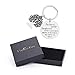 FANICE EOS Dad Keychain Present from Daughter Fathers Day for Daddy Papa Thank You Present Fathers and Daughters Never Truly Part Dad Daughter Birthday Present for Men Dad Grandfather Key Ring