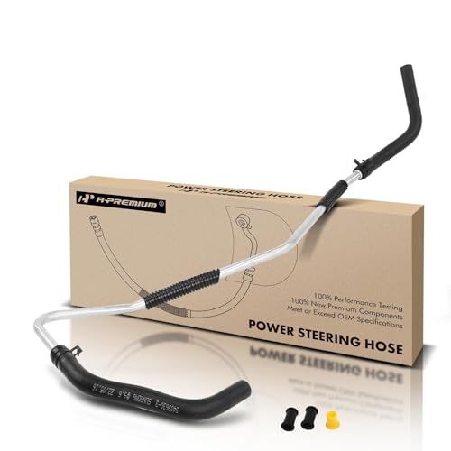 A-Premium Power Steering Return Hose Line Assembly Compatible with Toyota Camry 2002-2006, Solara 2004-2008 & Lexus ES300 2002-2003, ES330 2004-2006, GS300 2002-2005, Petrol, Pipe To Reservoir