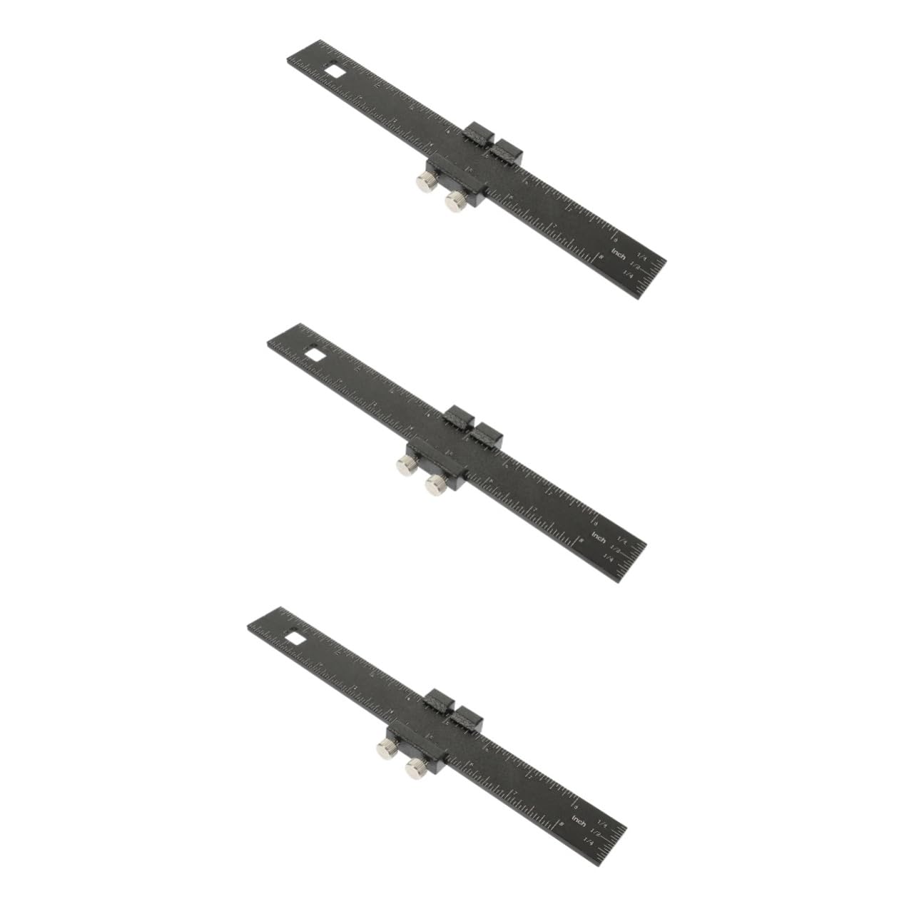 3pcs slide rule t ruler for woodworking steel right angle ruler woodworking tools ruler millimeter ruler carpentry work ruler aluminum straight drafting tools light slider Metal