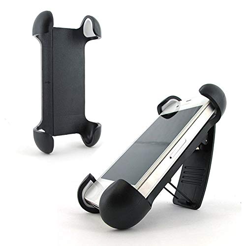 Universal Kickstand Holster With Belt Clip And Car Mount Hooker For Cell Phones & Cases | Fit Iphone, Galaxy, Droid, Nexus, Otterbox, Lifeproof, Case Mate, Tech21, Griffin, Incipio, Ballistic (Medium) #TOP18