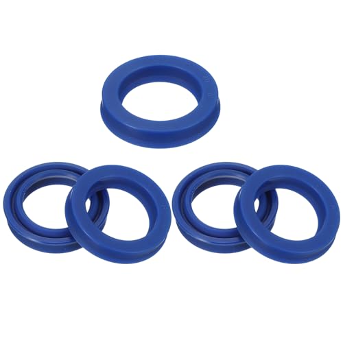PATIKIL UN Sello De Eje Radial 28Mm ID X 40Mm Od X 8Mm Ancho, 5 Piezas Sello De Pu Para Eje De Rodamiento De Industria Bombas Cilindro De Pistón, Azul