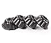 Webake Mini Cake Pan Nonstick Fluted Cake Pan 4 Inch Carbon Steel Baking Cup Mold for Buntcake, Bavarois, Brownie, Cupcake, Pudding Canele, Pack of 4
