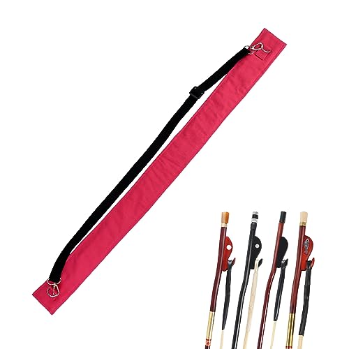 pinklilycare Bow sleeve for string instruments Bag for Violin/Viola/Cello/French Bass Bow Protection...