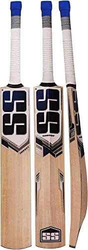 SS 2022 New Kashmir Willow Leather Ball Cricket Bat (Color May Vary)