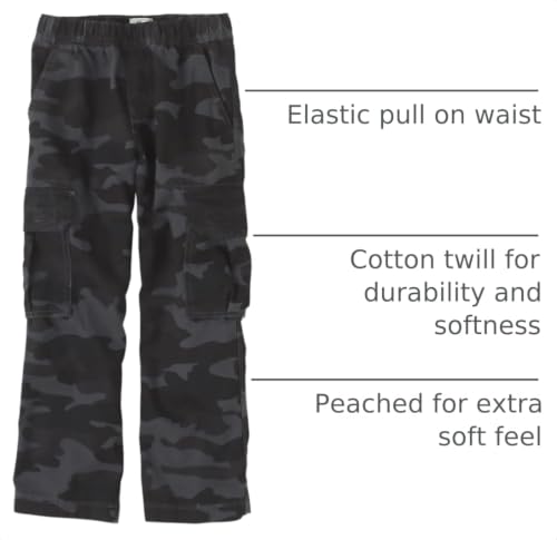 Image of The Children's Place Boys Pull on Cargo Pants,Night Camo Single,4H