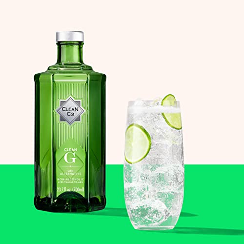 image for CleanCo Clean G Non-Alcoholic, Gin Alternative Spirit, Low Calorie | N