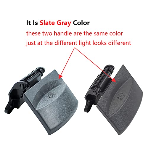 Rlb-Hilon Parking Brake Release Handle Compatible With Dodge Ram 1500 Ram 2500 Ram 3500 Dodge Durango, Slate Gray Color, Replace# Zr95Xdhah #TOP1