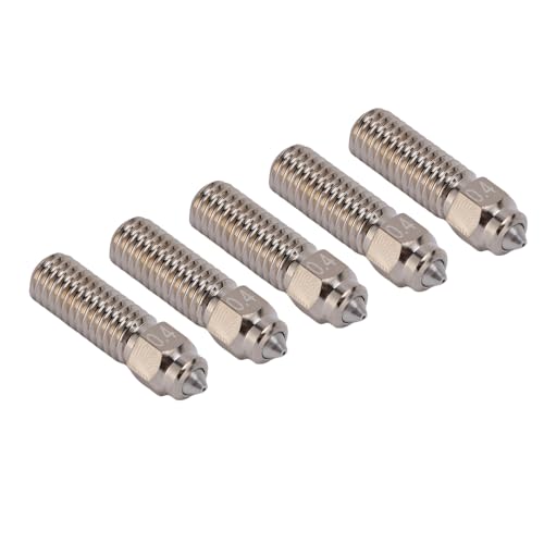 Sxhlseller K1 K1 Max CR-M4 Ender 3 V3 KE�p�o�C���^��MY�m�Y��0.6mm�A�����d���|CuCrZr 3D�v�����^�[���i�A�J�[�{���t�@�C�o�[�v�����g�p5�� (0.4mm)