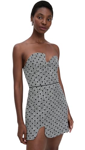 Amanda Uprichard Women's Puzzle Strapless Mini Dress