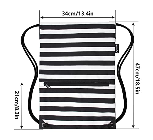 Image of HOLYLUCK Drawstring Backpack Bag Sport Gym Sackpack