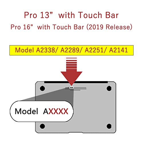 US English Layout Keyboard Cover for MacBook Pro 13" (2022 M2 Chip / 2020 M1 Chip) / Old Pro 16" (2019) - Image 2