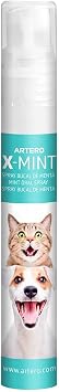 ARTERO X-Mint. Instantly removes bad breath from your dog or cat. Maintains oral hygiene. Pleasant taste. Protects enamel. Easy to apply with diffuser spray.