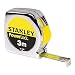 Produktbild Stanley Powerlock Bandmaß (3 m, metrische Skalierung, Feststeller, automatischer Rücklauf, Gürtelclip) 0-33-238