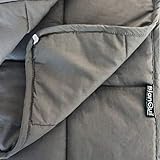 BlanQuil Essentials Weighted Blanket W/Free Cover (Grey, 20)