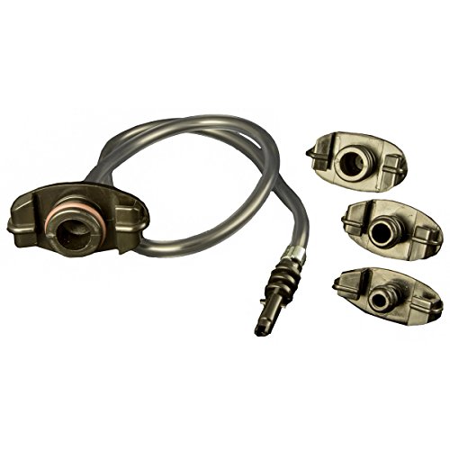 Jensen Global JG30A-X6 30-50 cc 6 ft. Black Barbed X-Series Syringe Adapter