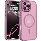 TOCOL Magnetic for iPhone 16 Pro Case, Upgraded Full Camera Protection, Compatible with Magsafe, Drop Protection, Translucent Matte Back for iPhone 16 Pro 6.3 inch (Lilac Purple)