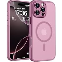 TOCOL Magnetic for iPhone 16 Pro Case, Upgraded Full Camera Protection, Compatible with Magsafe, Drop Protection, Translucent Matte Back for iPhone 16 Pro 6.3 inch (Lilac Purple)