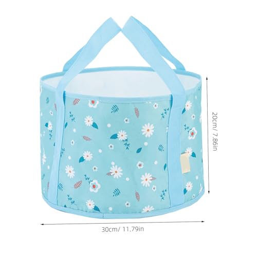 Bañera Plegable Portátil para Pies Sky-blue Mediana miniatura 2