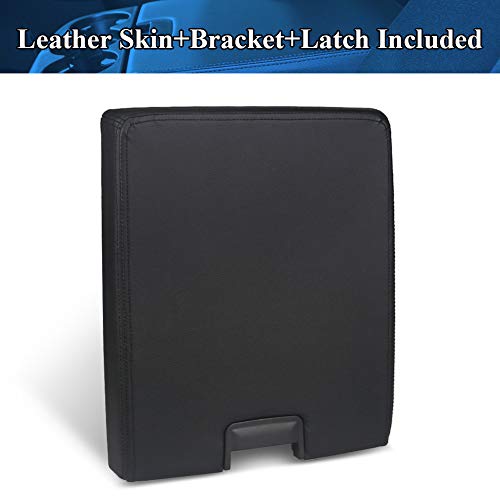 Vanjing Compatible With Center Console Lid Armrest Kit Cover With Latch Chevy Gmc Silverado Suburban Tahoe Sierra 2007-2013 Pickup Center Console Cover Repair Kit-Replaces 20864154 #TOP3