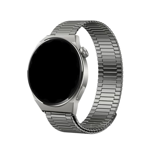 [LOKLNEYK] 22mm�X�|�[�c�X�e�����X�o���h�ɓK������Huawei GT5/GT4/Watch 3 Pro(Grey)