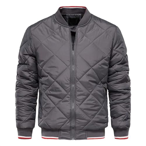 Veste hiver homme en simili cuir gris un blouson élégant et chaud