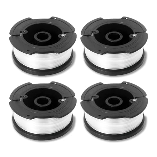 4 Pcs Strimmer Spool for Black and Decker Strimmer Wire Refills 30ft Each AF-100 Strimmer Line 1.65mm Grass Trimmer Wire Replacement for GL400/A6485/ST5530-GB/GLC3630L20-GB/STC1820PC-GB/BESTA525-530
