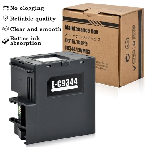 Ziyonix C9344 Tinten-Wartungsbox C12C934461 für XP-2100 XP-3100 XP-3105 XP-4100 XP-4105 XP-3150 XP-3155 XP-3200 XP-3205 XP-4150 XP-4155 XP-4200 WF-2810DWF WF-2820DWF WF-2830DWF WF-2835DWF Drucker