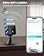 aidowocam Mini Kamera,5G WiFi Überwachungskamera Innen,Kamera Überwachung Innen,Kostenloser Cloud-Speicher, Lange Standby Akku Kamera,Bewegungsmelder,Nachtsicht,Unterstützt SD-Speicher
