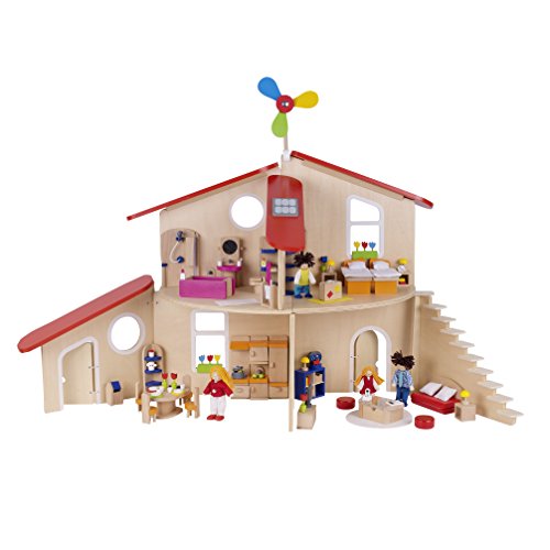 Goki 51737 Puppenhaus "Modern Living" aus Holz