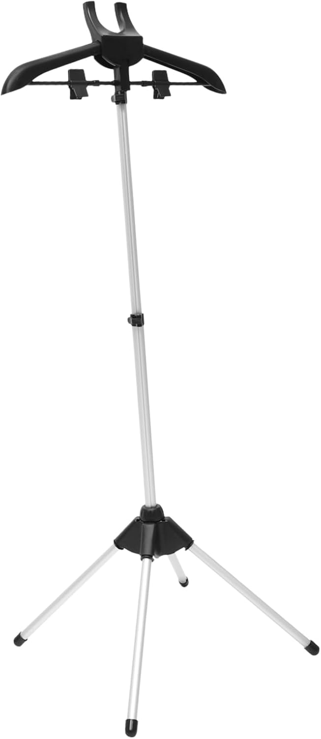 Adjustable Hanger Stand for Steaming Clothes Aluminum Alloy Easy to Store Iron Stand for Ironing Compact