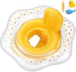 ベビー浮き輪 足入れ 子供浮き輪 ベビーフロート プールやお風呂で 水遊び 赤ちゃん 安全 3ヶ月-6歳の子供用