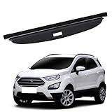 ZXYHBHD Trunk Cargo Cover Compatible with Ford EcoSport 2012-2018 Accessories Black Retractable Trunk Cover Security Shield Shade