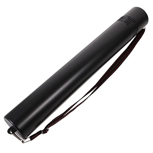 Homoyoyo Retractable Paper Storage Tube Telescopic Artwork Tube Shoulder Strap for Convenient Carrying