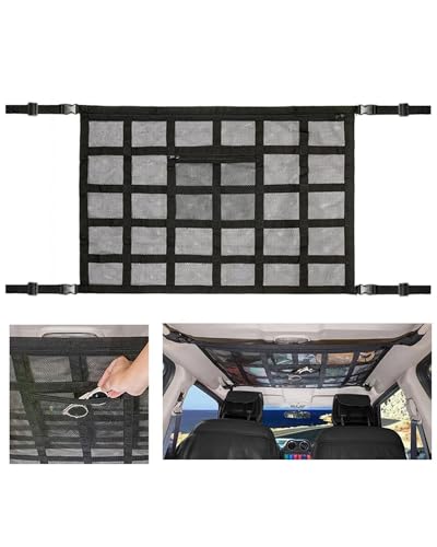Filet de rangement pour plafond de voiture pour stopper le désordre en voyage