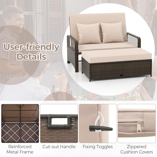 Luxury Outdoor Daybed with Canopy