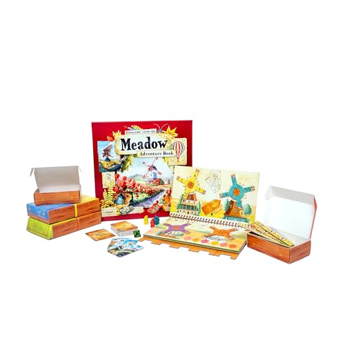 Meadow Adventure Book juego de mesa expansión acuarela miniatura 2